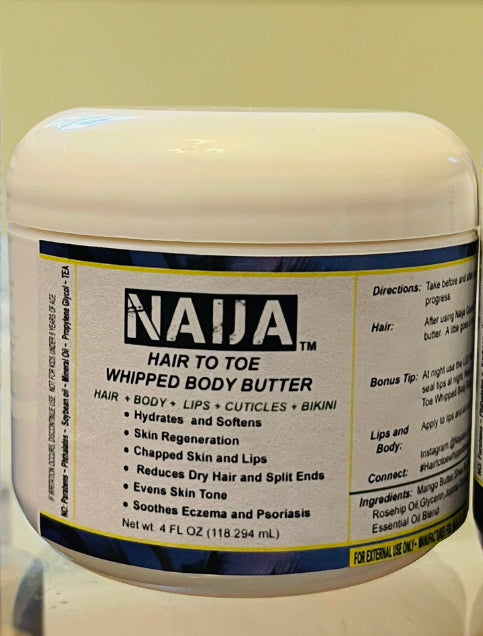 Naija Hair to Toe Whipped Body Butter 4oz